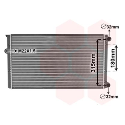 aluminium-radiator-met-aalsluitingen-32mm