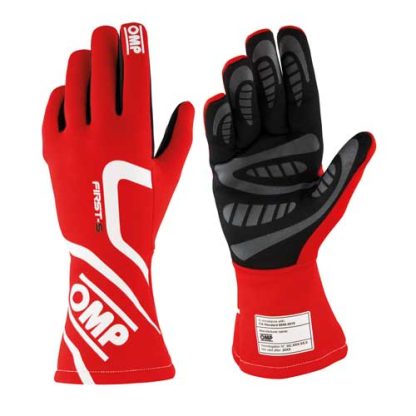 IB761A-First-S-rękawiczki FIA-first-poziom-czerwony
