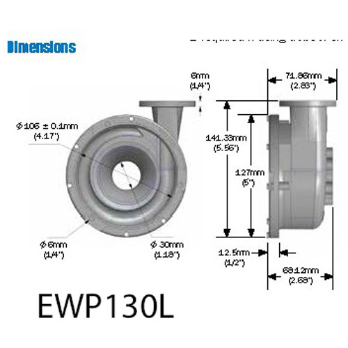 Pompe à eau électrique EWP150 12V avec contrôleur
