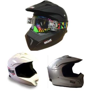 Brave-Cross-Helm mit FIA-Zulassung