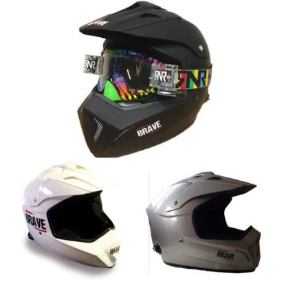 capacete bravo-cross aprovado pela FIA