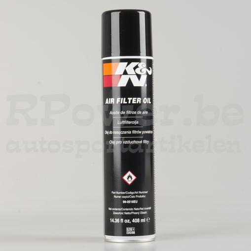 Luftfilterspray von K & N ist geeignet, um den Schmutz fernzuhalten.