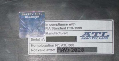 ATL Homologation sticker