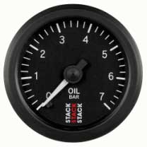 ST3301 Manômetro de pressão de óleo 0 bar Pro Motor de Passo Pilha RPower