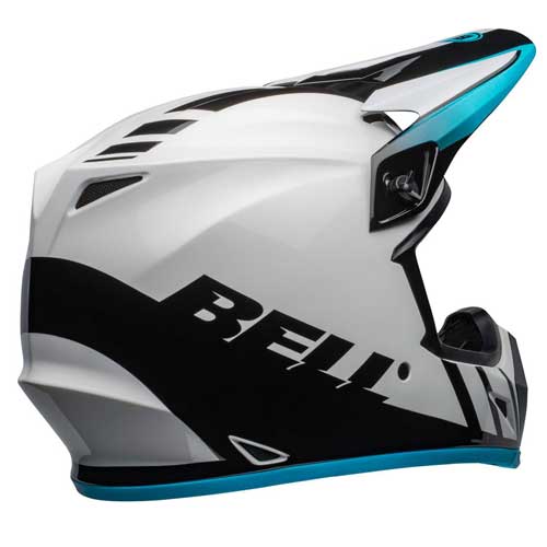 Óculos de motocross grátis com roll off na compra de um capacete de motocross Bell