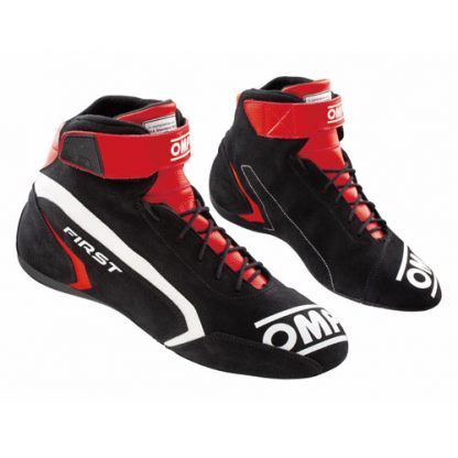 FIA-buty-modellFIRST-OMP-2020-czerwono-czarny