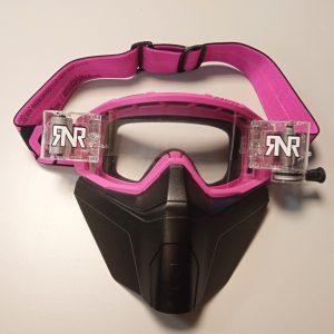 160 110 comp glasses Scott with roll offs and mask pink