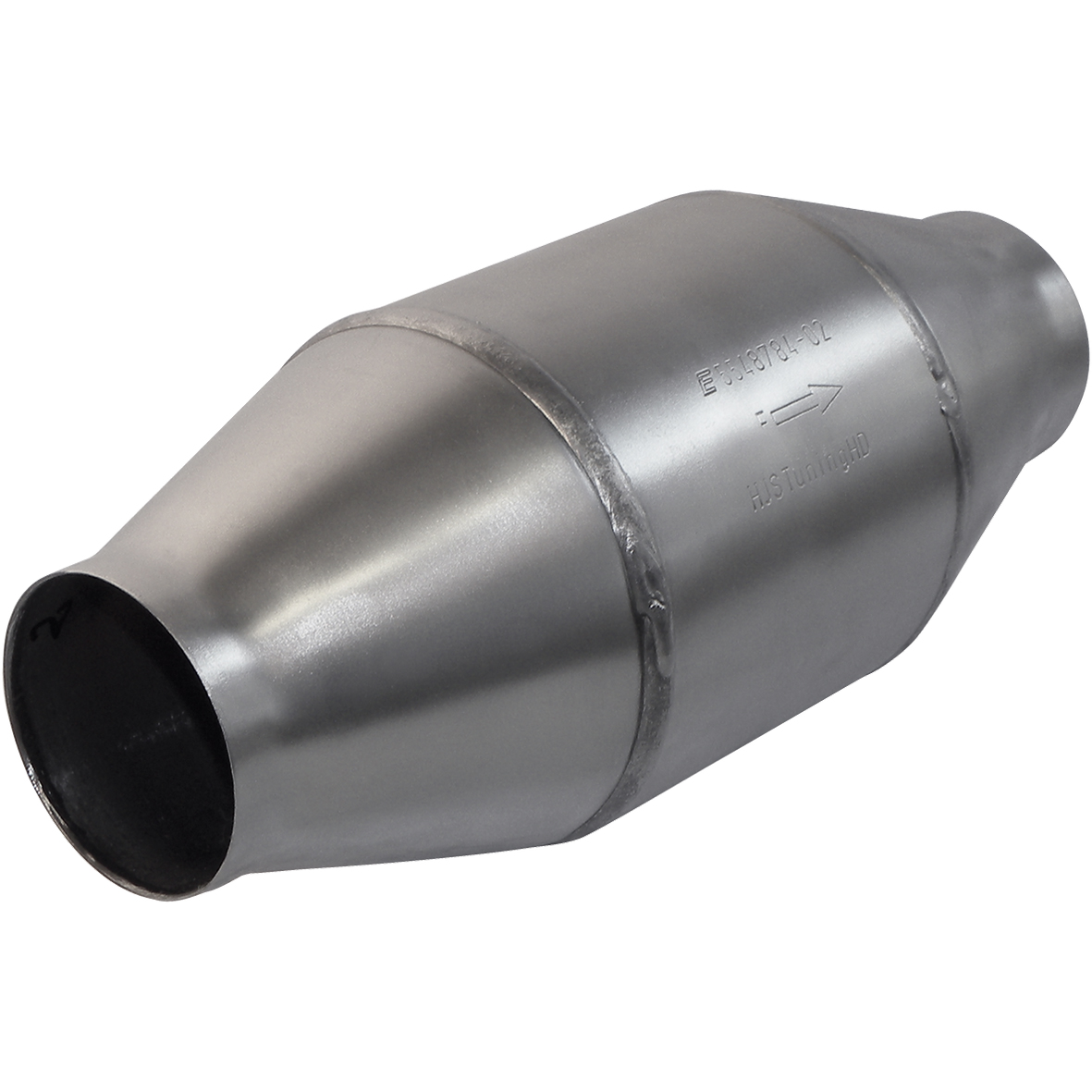 Katalysator 130 mm Durchmesser, 312 mm lang, 70,5 mm Klinke (HD) – RPower
