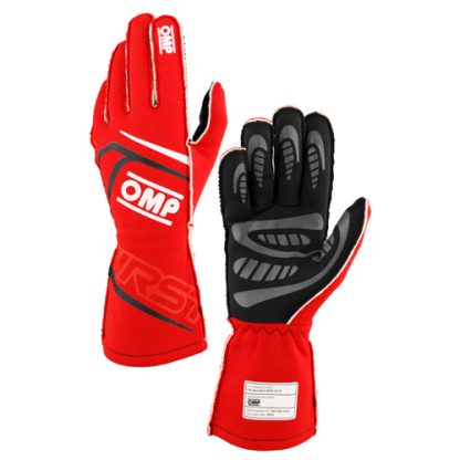 Handschoenen-First-FIA-OMP-rood